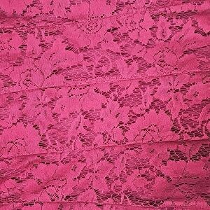 Beautiful cranberry lace dress!